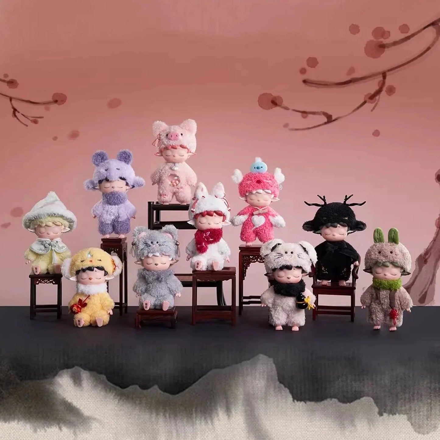 MIMI Leisurely Elf Series Vinyl Plush Blind Box