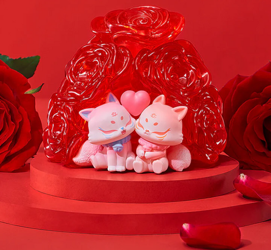 Ancient Nine Tail Fox Rose Fairy Series Blind Box