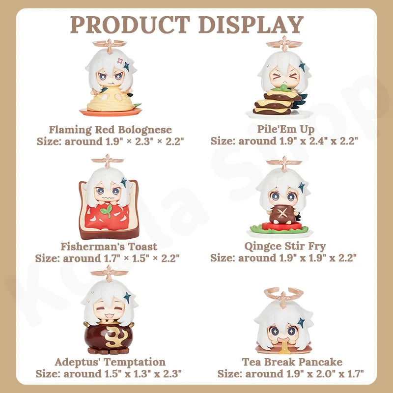 Genshin Impact Paimon Food Theme Blind Box