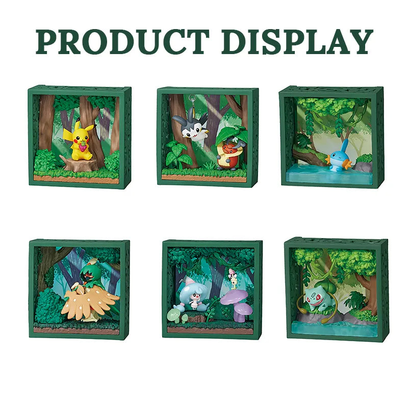 POKEMON Re-Ment Frame in the woods