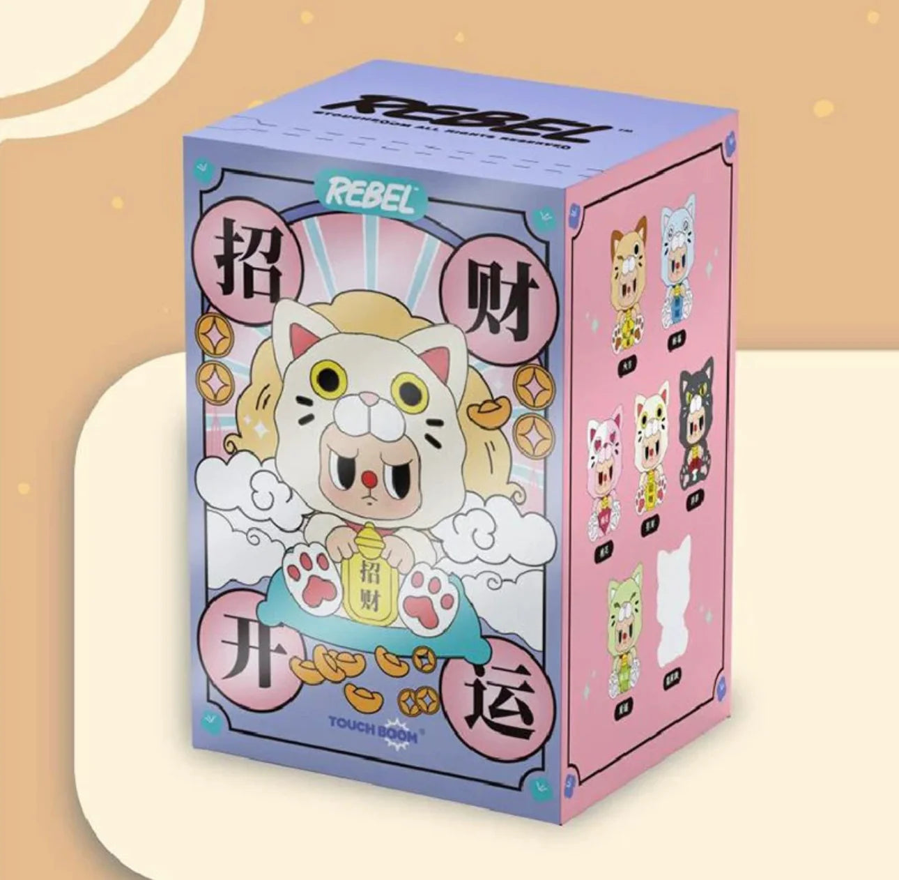 REBEL BEAR Attract Wealth Vinyl Plush Blind Box