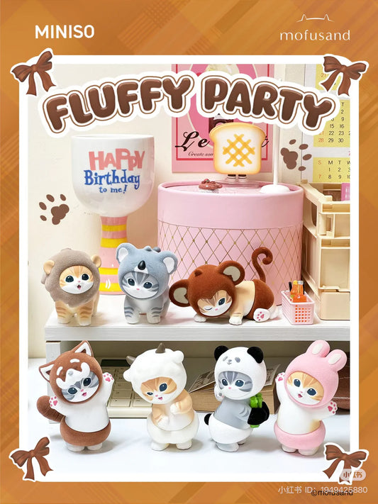 Miniso x Mofusand Fluffy Party Blind Box