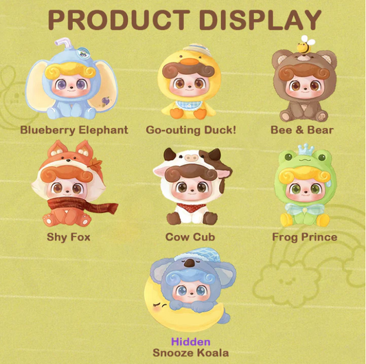 Q.Kid Animal Preschool Series Plush Blind Box