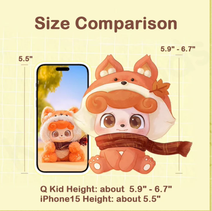 Q.Kid Animal Preschool Series Plush Blind Box