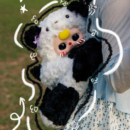 Baby Three Hugging Baby Backpack Plush Blind Box