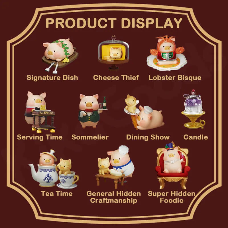 LULU THE PIGGY Pigchelin Restaurant Series Blind Box