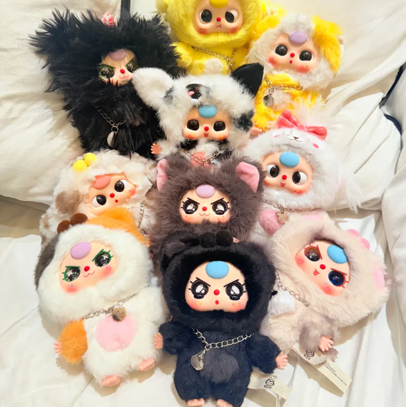 Baby Three Cats and Dogs Plush Blind Box